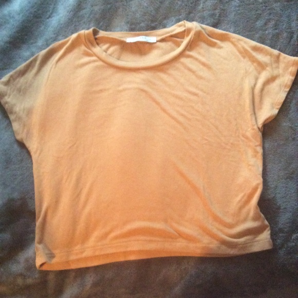Tan Crop Top - Picture 2 of 2
